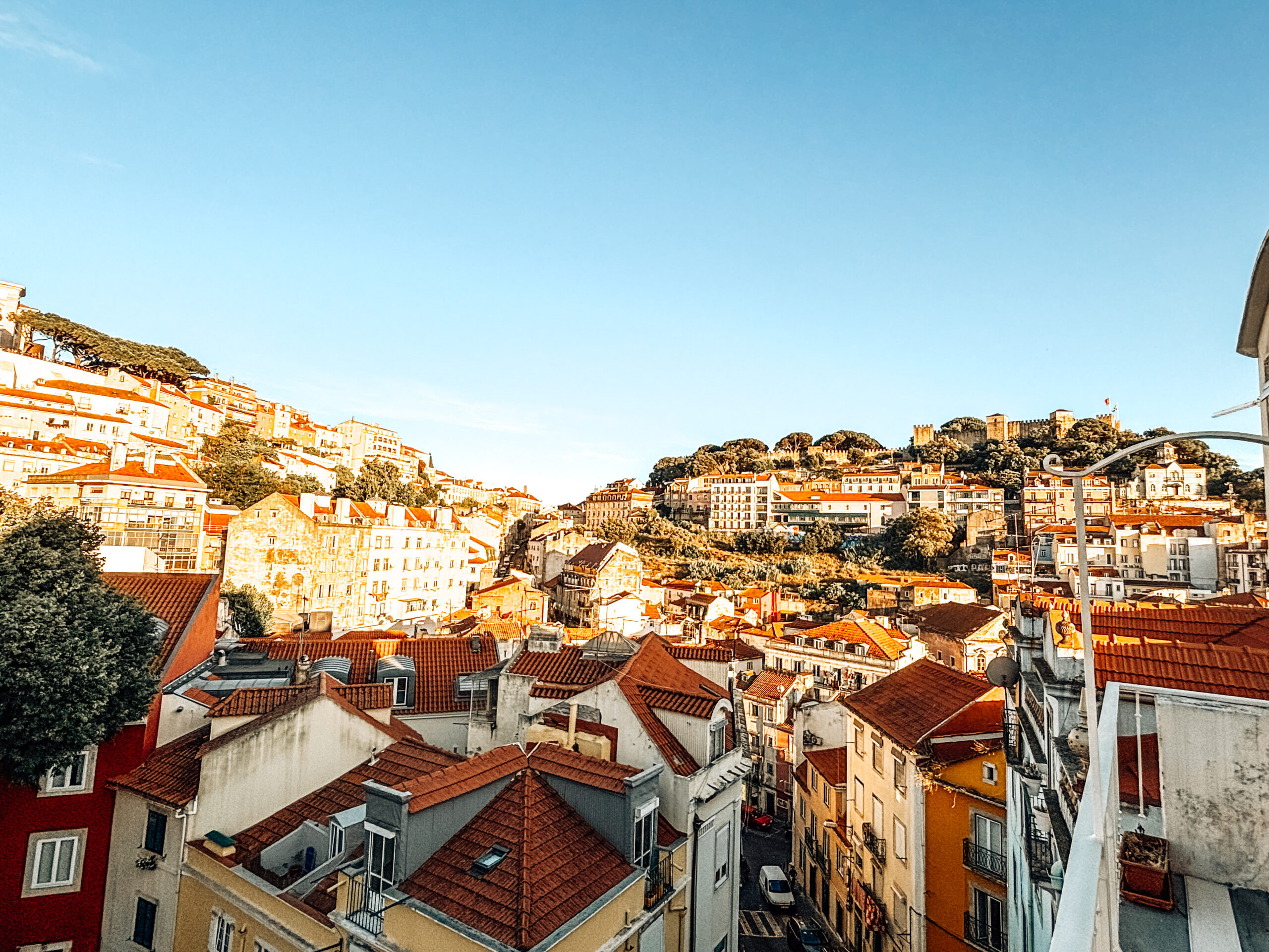 Lisbon’s red-roofed hills at the start of our 10-day Portugal itinerary