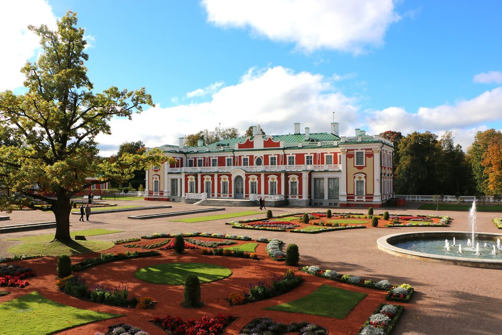 Kadriorg Palace and formal gardens in Tallinn