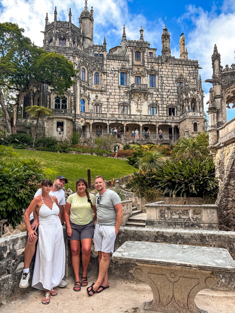Our group in front of Quinta da Regaleira during our one day in Sintra.